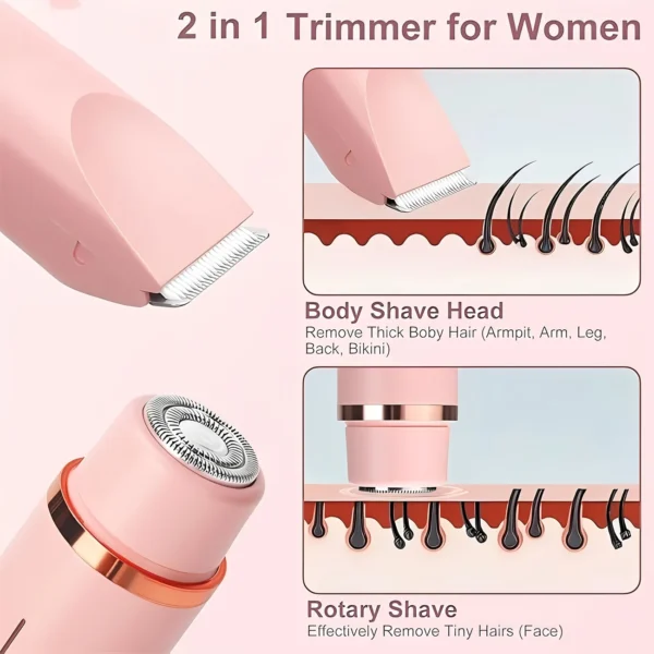 O Barbeador de Dupla Cabeça: A Revolução na Beleza Feminina - azhotdeal.com